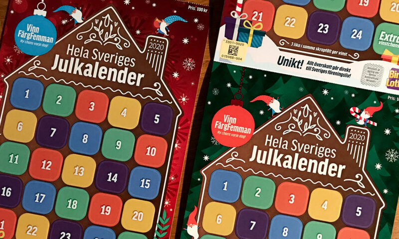 Köp Bingolottos Julkalender Och Lotter - Bergkvara AIF